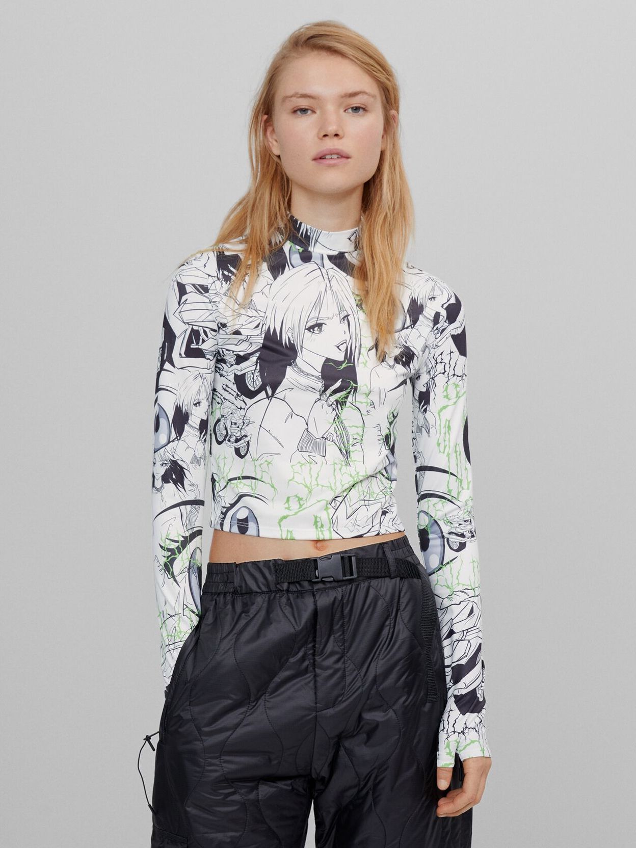 

Водолазка Bershka 7358/851/250 XS Белая
