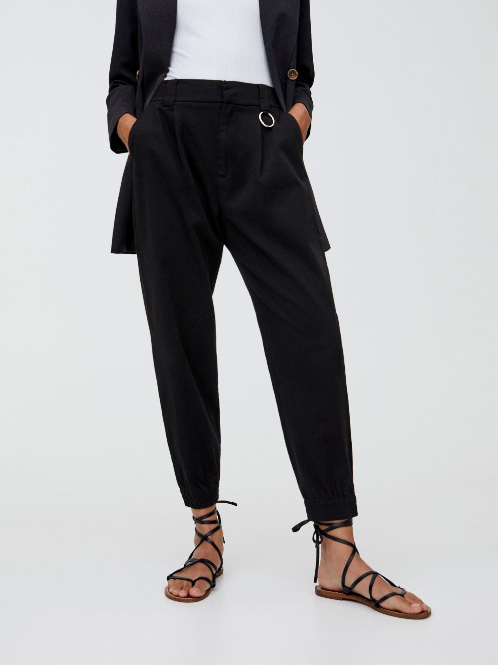 

Брюки Pull & Bear 9671/310/800  Черные, Брюки Pull & Bear 9671/310/800 S Черные