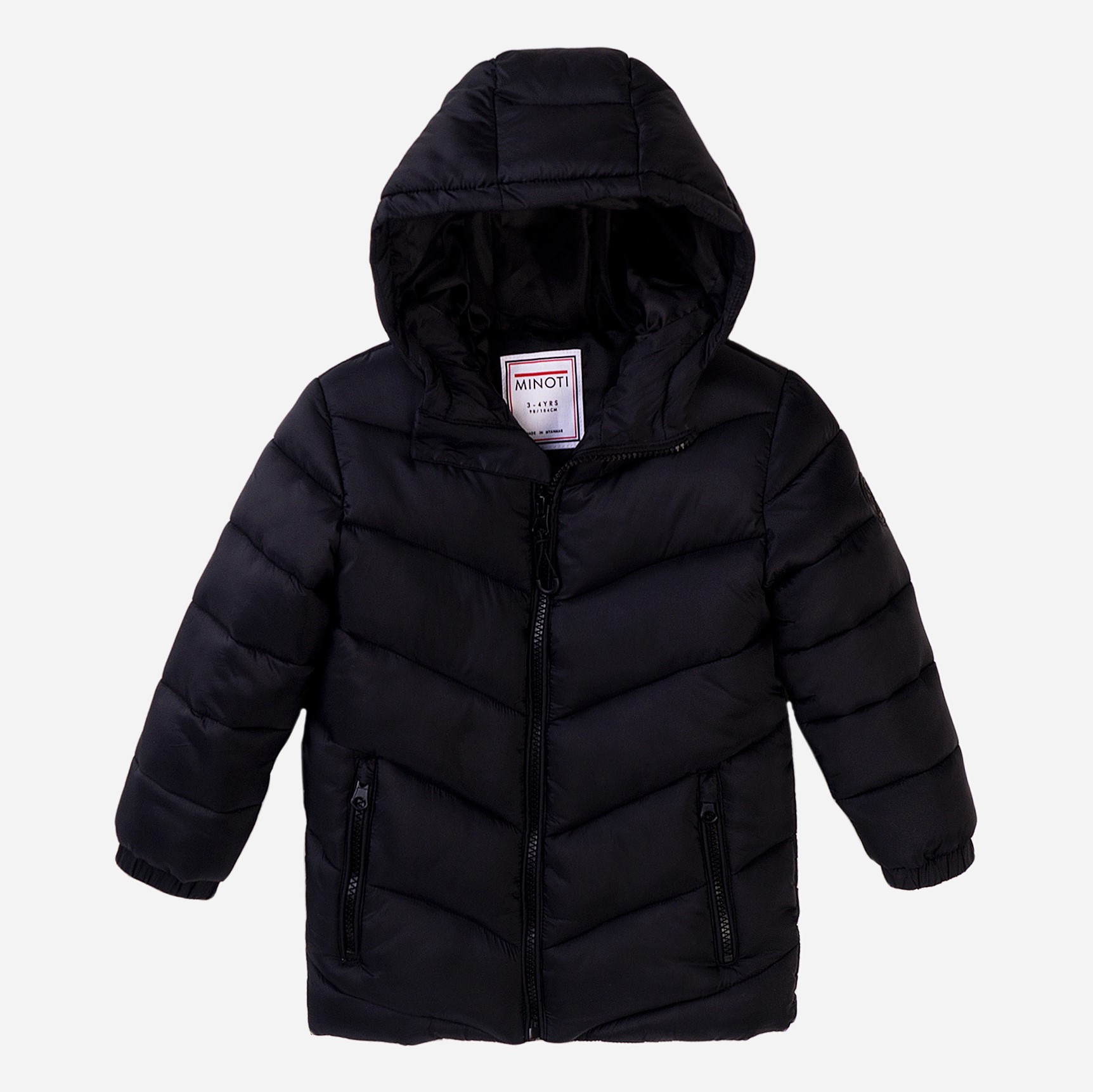 

Демисезонная куртка Minoti 7BCOAT 6 34541JNR 98-104 см Черная
