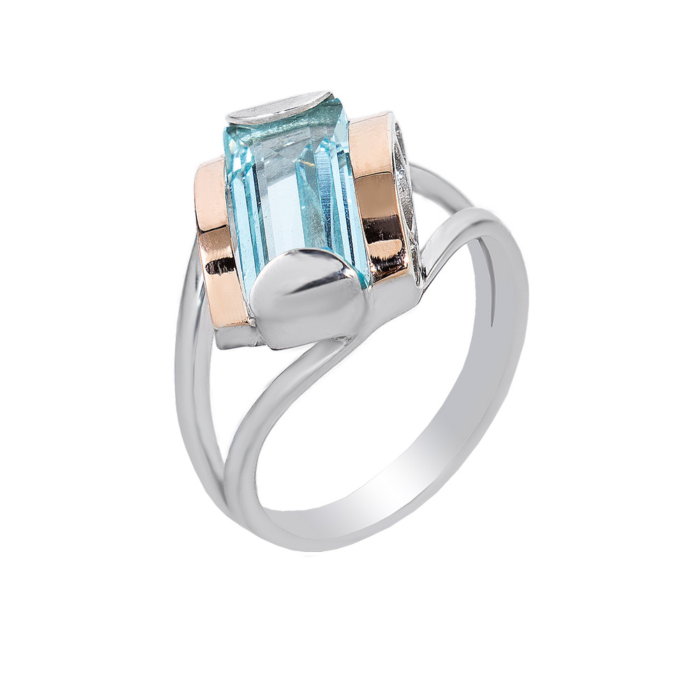 

Серебряное кольцо с фианитом Liana-39 GS-5688 р-17