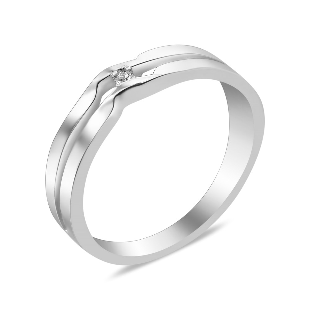 

Серебряное кольцо с бриллиантом B027-10 GS-6152 р-17