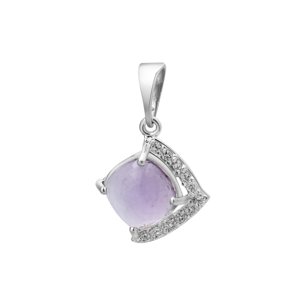 

Серебряный кулон с розовым аметистом 152-6310 GS-6365 р-