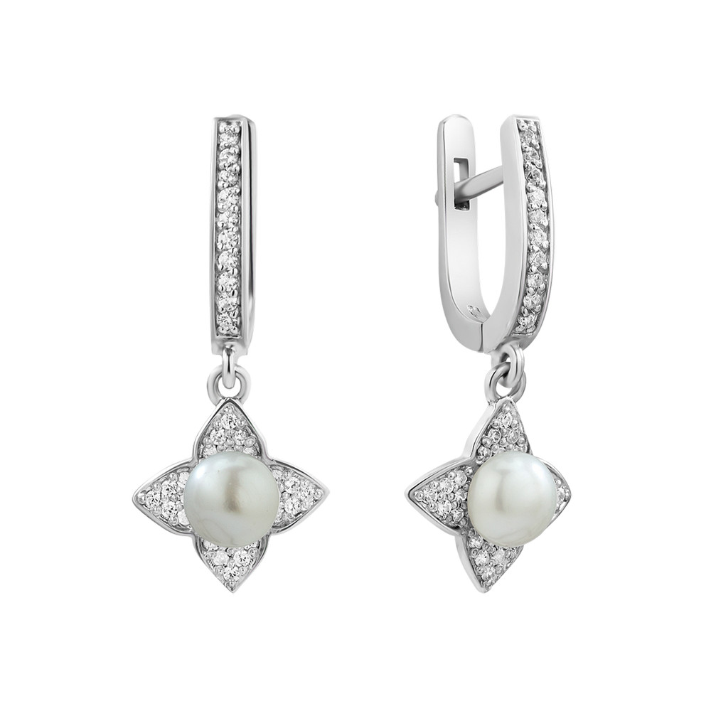 

Серебряные серьги с жемчугом S118-9210 GS-6337 р-