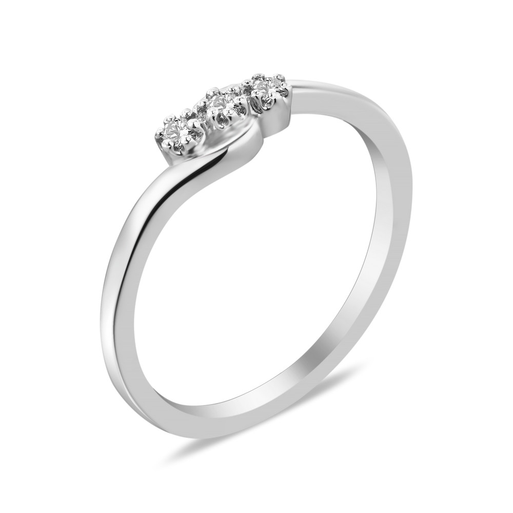 

Серебряное кольцо с бриллиантом B025-10 GS-6150 р-17.5