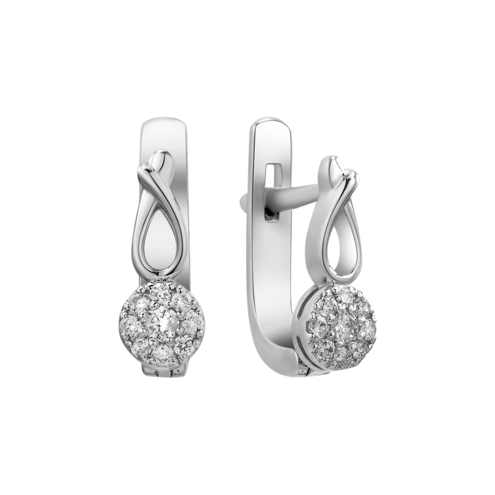 

Серебряные серьги с бриллиантом B029-10 GS-6277 р-