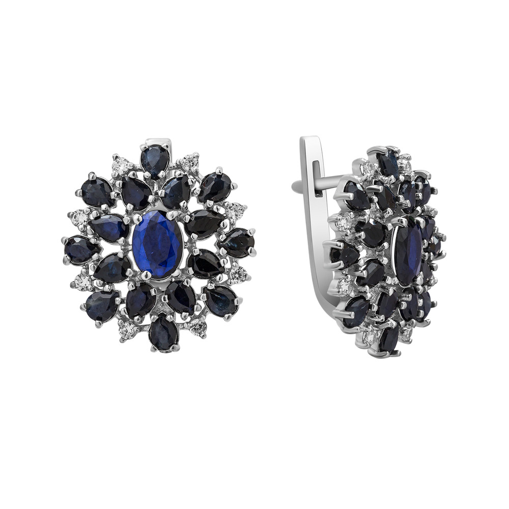 

Серьги с сапфиром 138-3110 GS-5208 р-