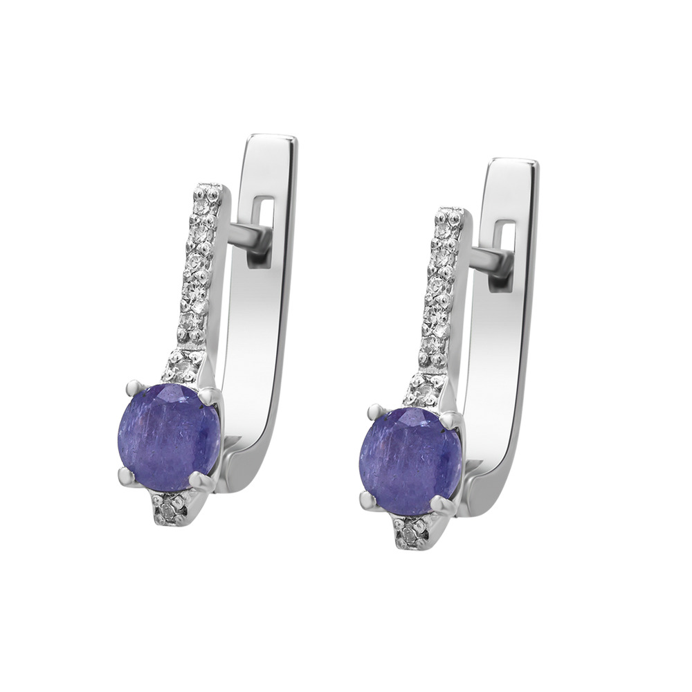 

Серьги с танзанитом 001-3510 GS-5211 р-