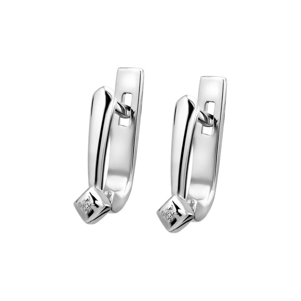 

Серебряные серьги с бриллиантом B026-10 GS-6276 р-
