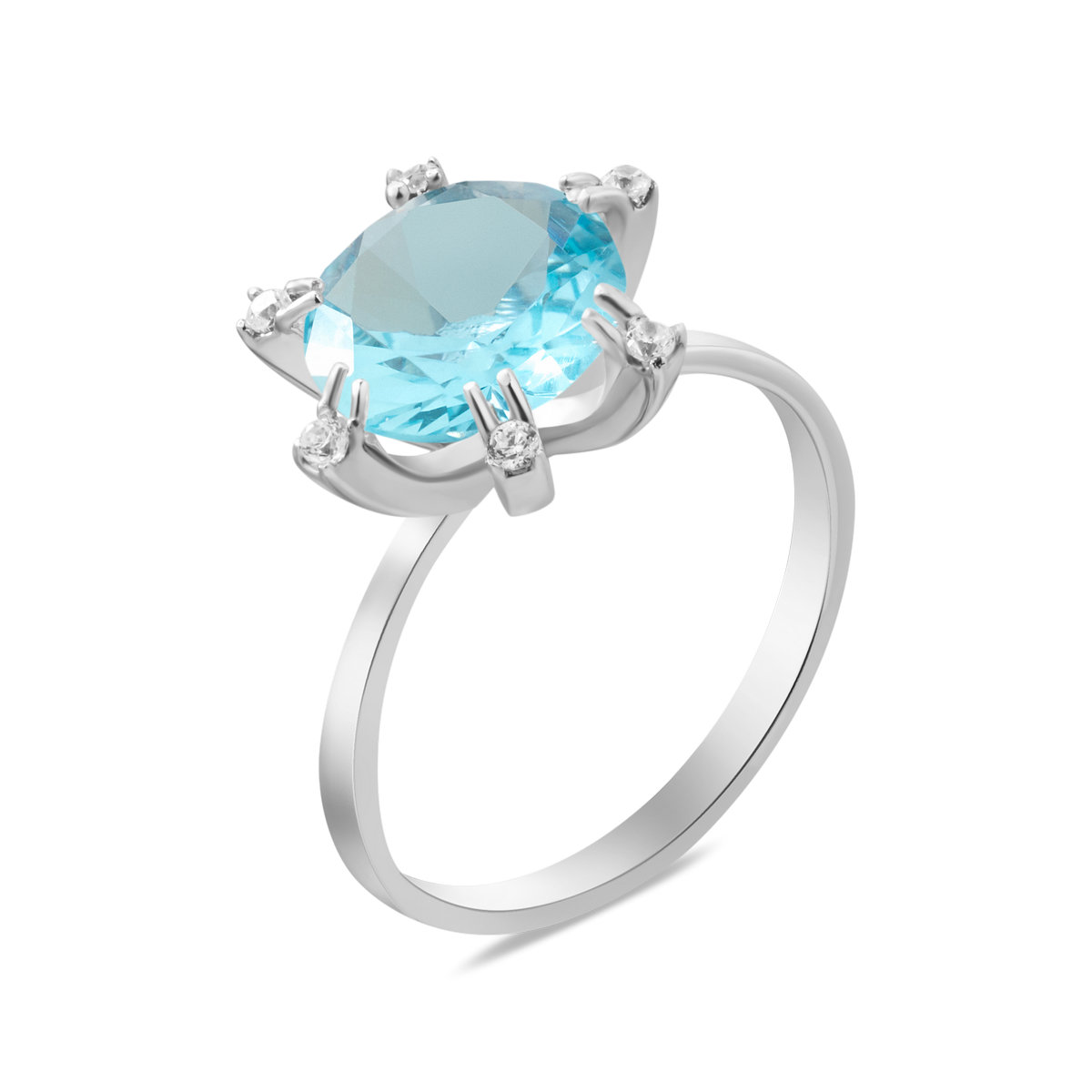 

Серебряное кольцо с фианитом S074-3410 GS-6600 р-18.5