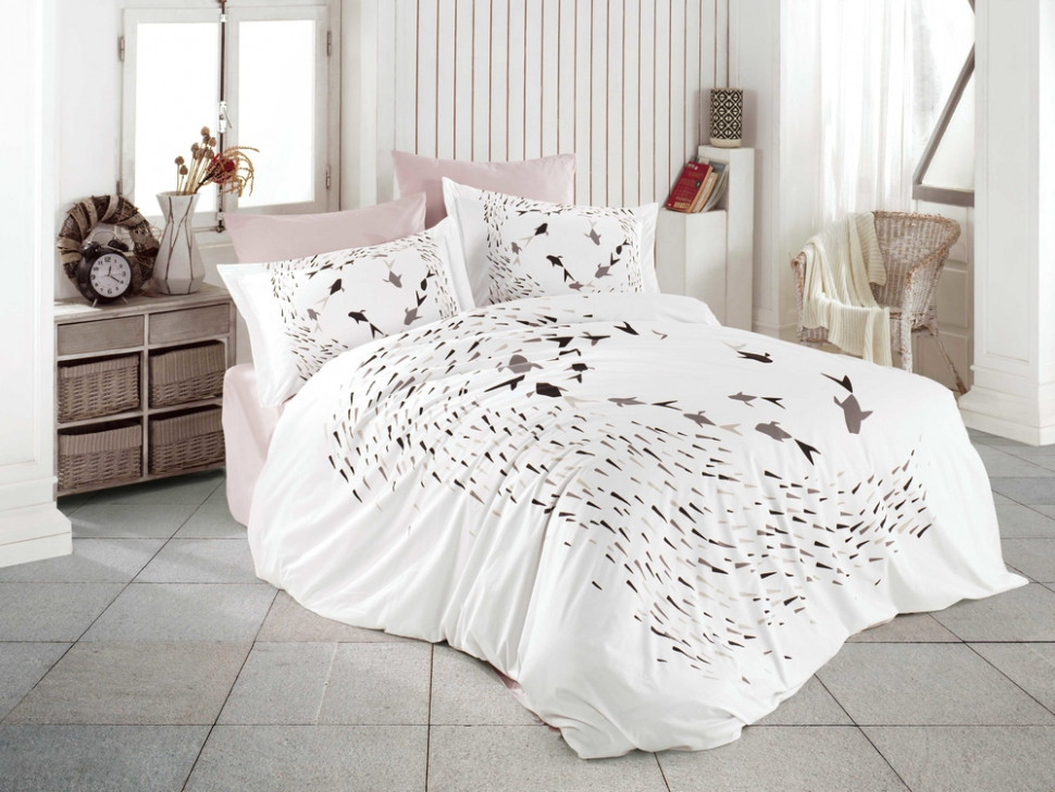 

Постельное белье Poplin Hobby Delfina бежевый евро