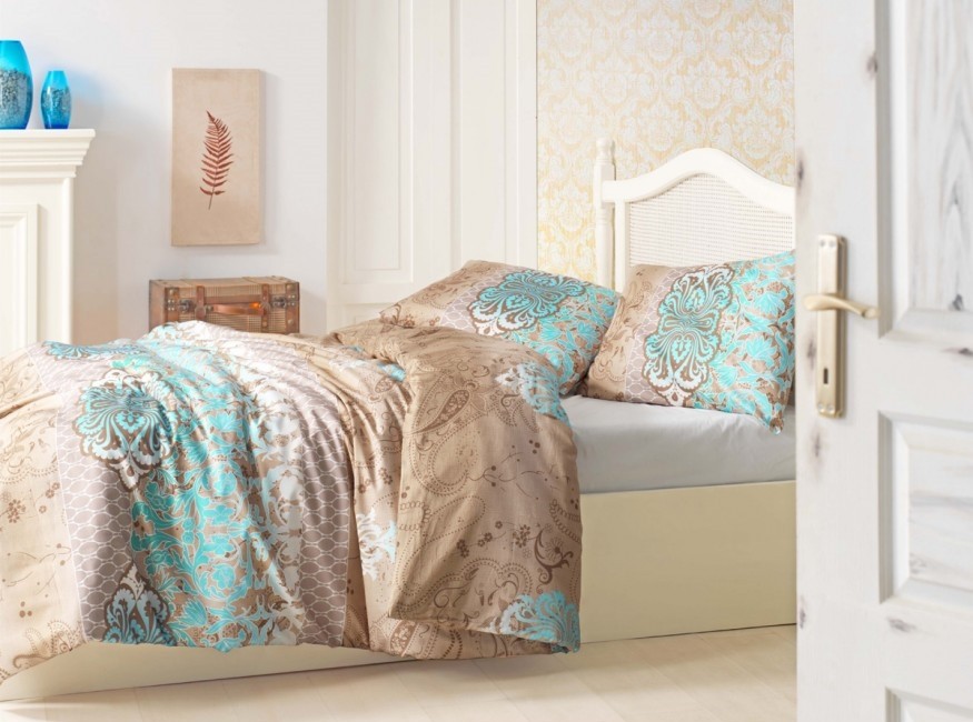 

Постельное белье Altinbasak Tuana 200x220 нав. 50x70
