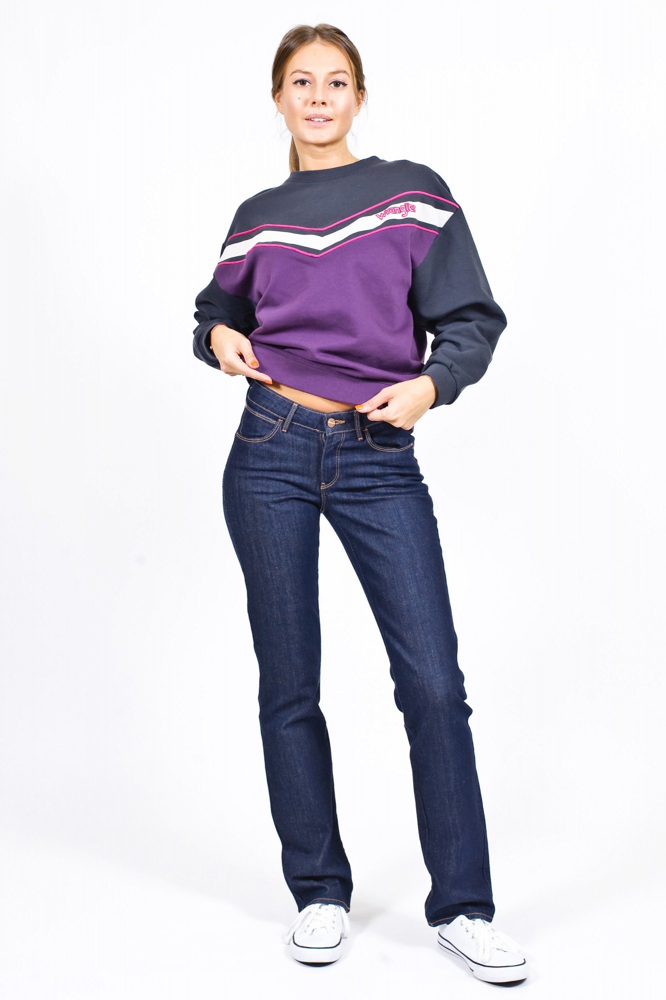 

Джинсы Wrangler Sara Narrow Regular Straight Fit Темно-синий 27-34