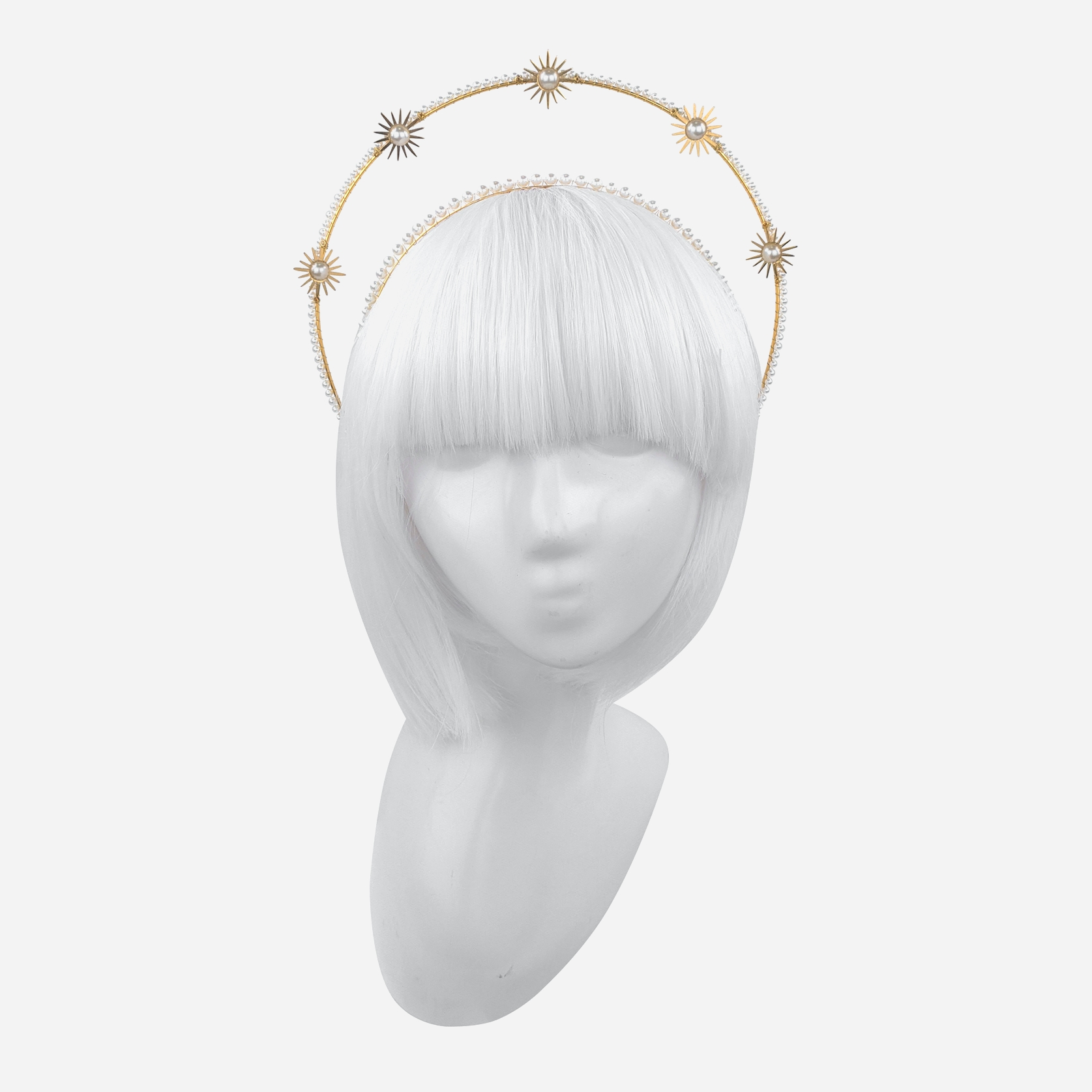 

Обруч Seta Decor Pearl STARS 21-558 Золотистый