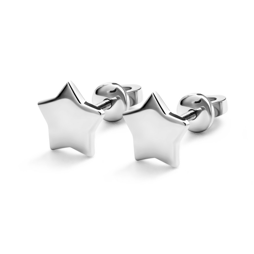 

Серебряные серьги в стиле минимал S028 GS-4779 р-