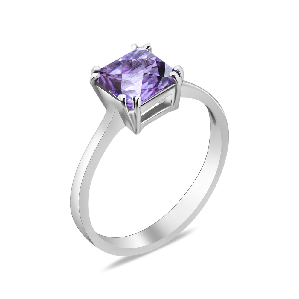

Серебряное кольцо с аметистом 072-62 GS-3378 р-18
