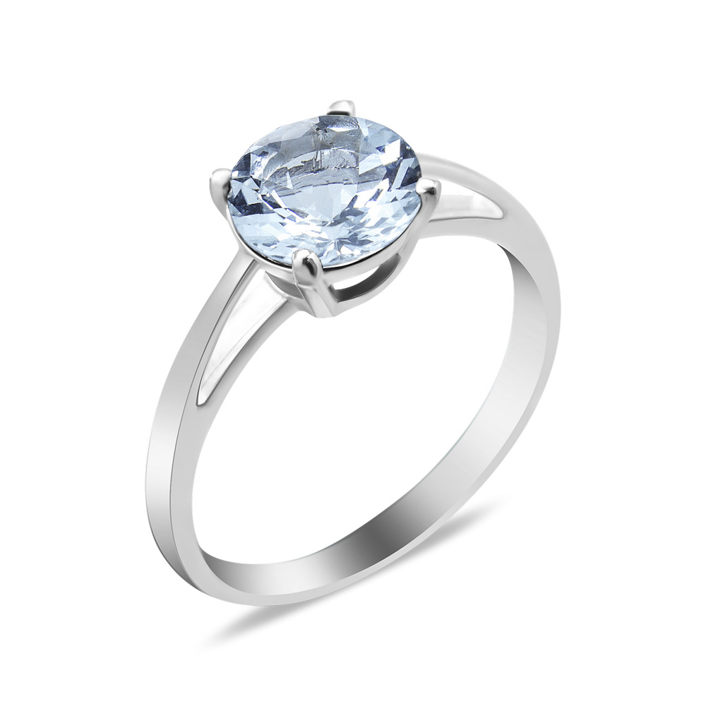 

Серебряное кольцо с аквамарином 003-36 GS-3251 р-18