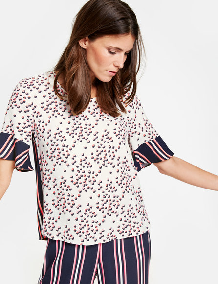 

Блуза Gerry Weber  Белая 160078.31583, Блуза Gerry Weber 42 Белая 160078.31583