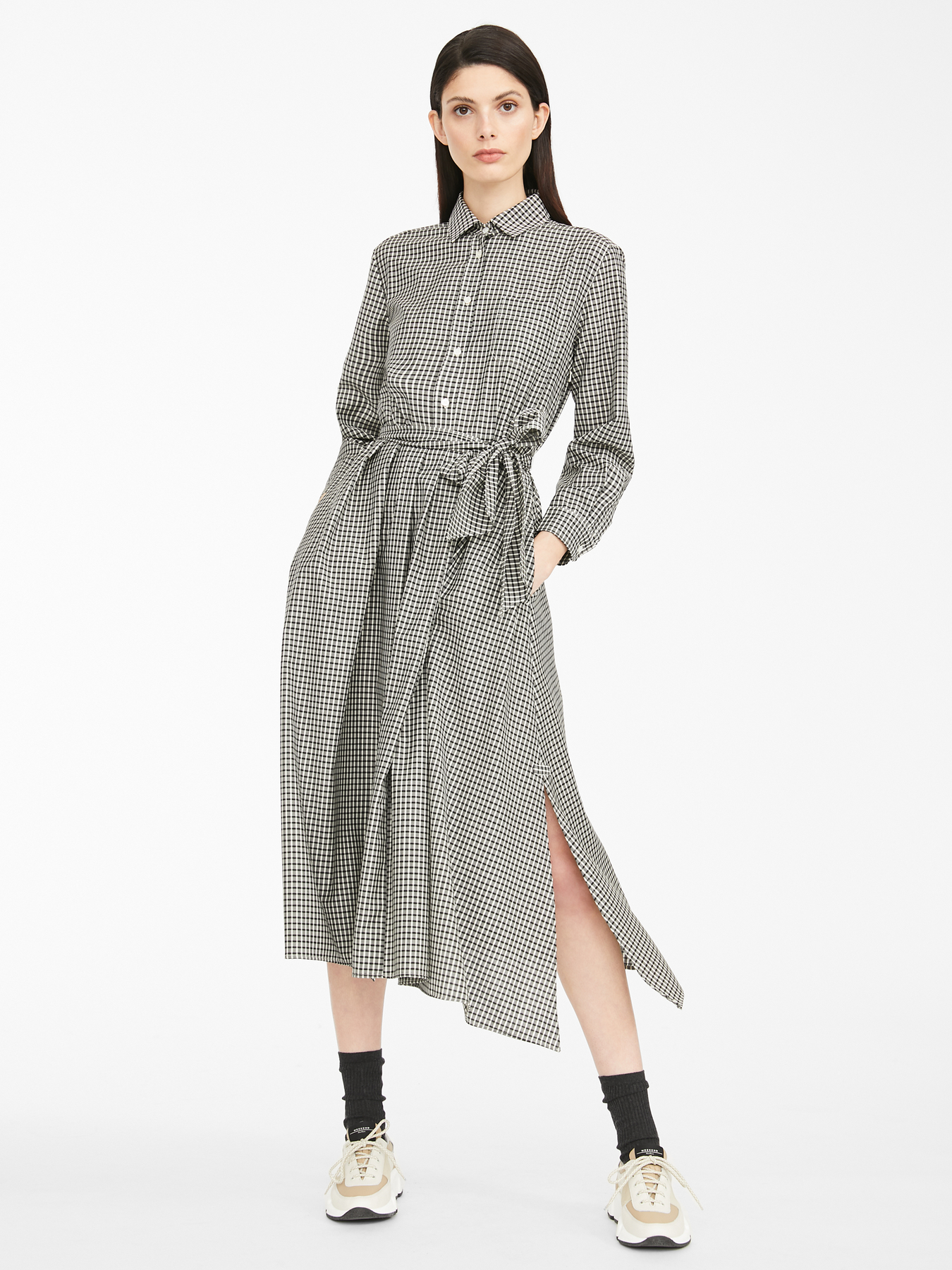 

Платье MaxMara  Черно-белое 52260709600, Платье MaxMara 40 Черно-белое 52260709600