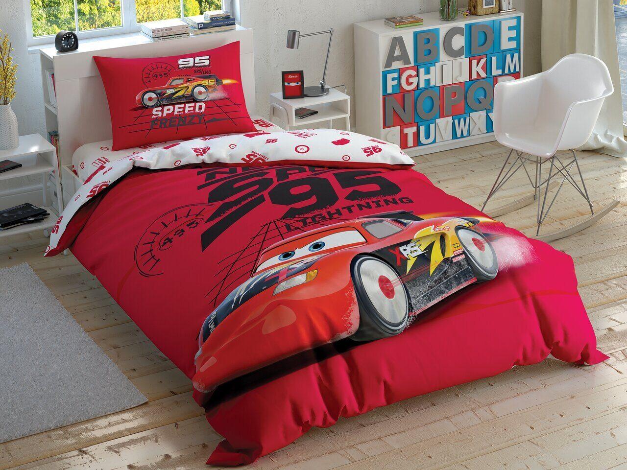 

Постельное белье Tac Disney - Cars Speed Frenzy 160*220 подростковый