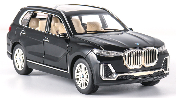 

Металлическая машинка BMW X7 масштаб 1:24 Black