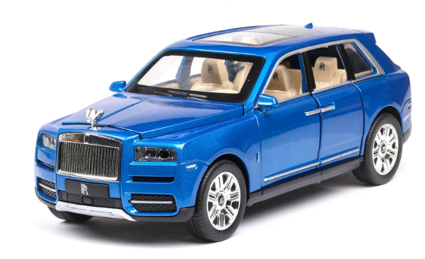 

Металлическая машинка Rolls-Royce Cullinan масштаб 1:24 Blue