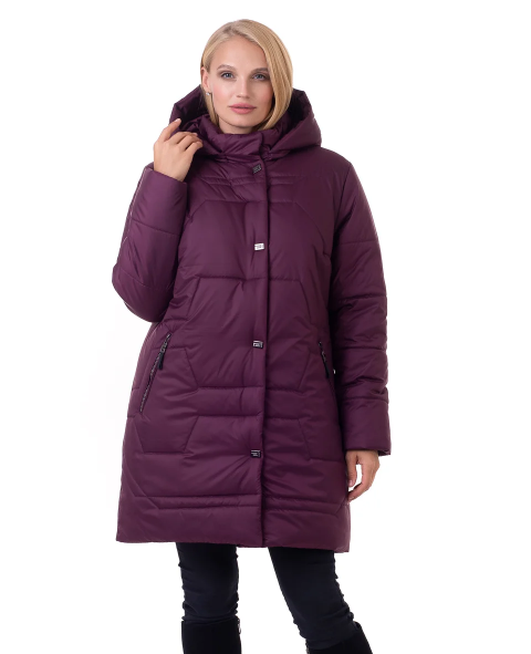 

Пуховик Maha 164-1  Бордовый, Пуховик Maha 164-1 58 Бордовый