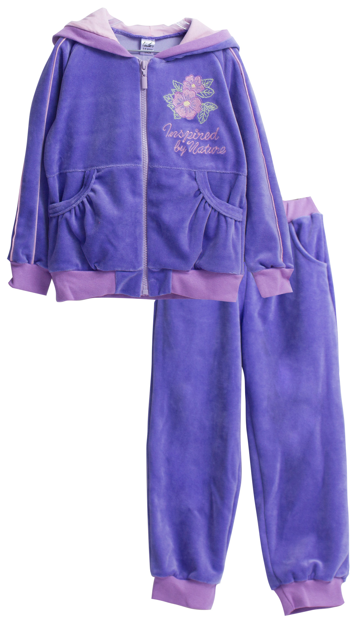 

Спортивний костюм для дівчат Валері-Текс 1894-20-365-015 116 см Бузковий