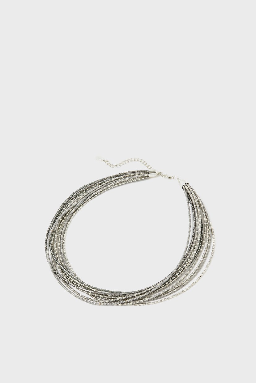 

Женское серебристое ожерелье BERRY BLUSH LAYERED Accessorize OS 282054