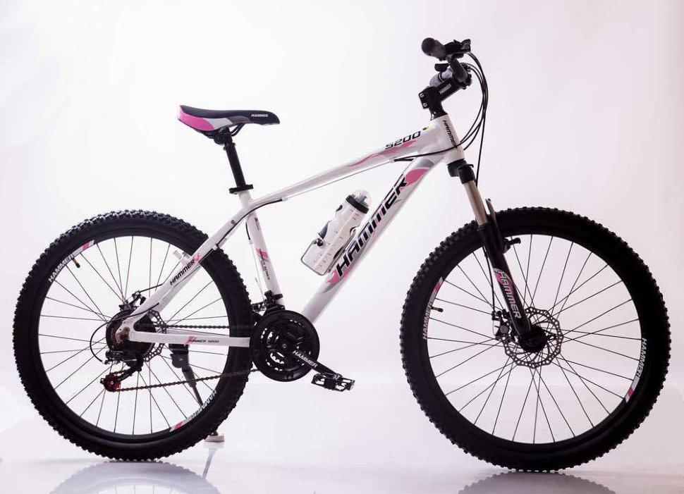 

Горный Велосипед HAMMER-26 Бело-Розовый MTB Shimano