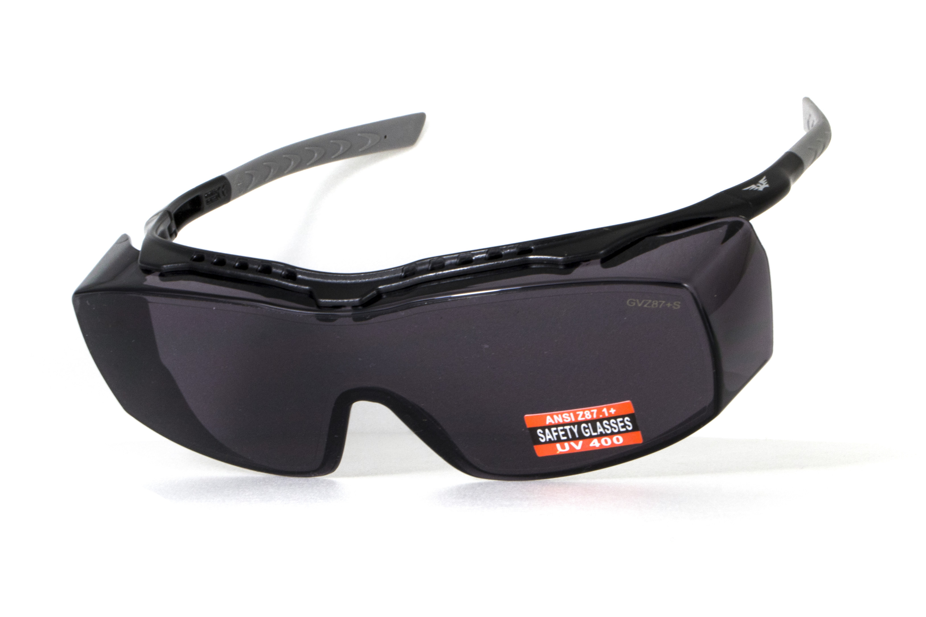 

Очки спортивные защитные открытые Global Vision EYESOLATES (black) серые
