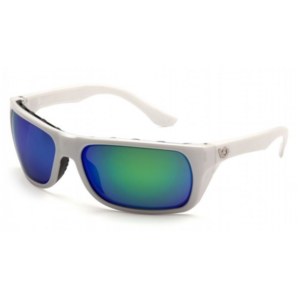 

Очки поляризационные защитные 2в1 Venture Gear VALLEJO White Polarized зеркальные сине-зеленые