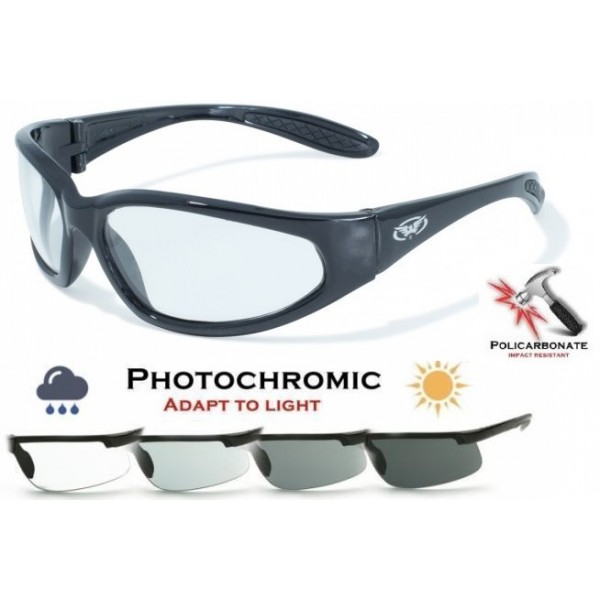 

Очки спортивные защитные фотохромные Global Vision HERCULES-1 Photochromic прозрачные