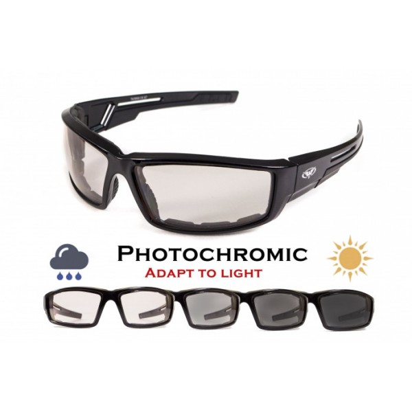 

Очки спортивные защитные фотохромные Global Vision SLY Photochromic прозрачные