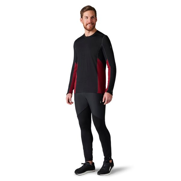 

Термокофта Smartwool Merino Sport 150 Long Sleeve Crew  Черный-Красный, Термокофта Smartwool Merino Sport 150 Long Sleeve Crew M Черный-Красный