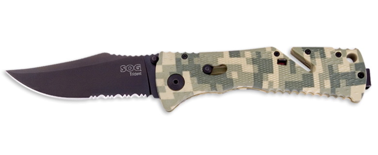 

Нож Sog Trident Digi Camo
