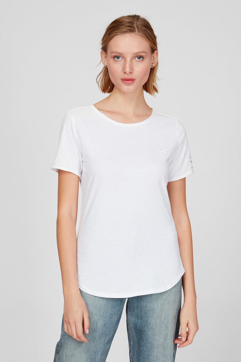 

Женская белая футболка G-Star RAW S D20483,C506