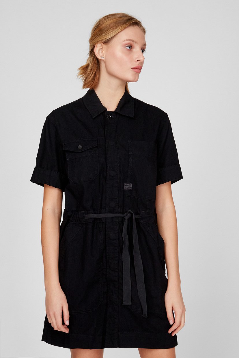 

Женское черное платье G-Star RAW  D20487,C844, Женское черное платье G-Star RAW S D20487,C844