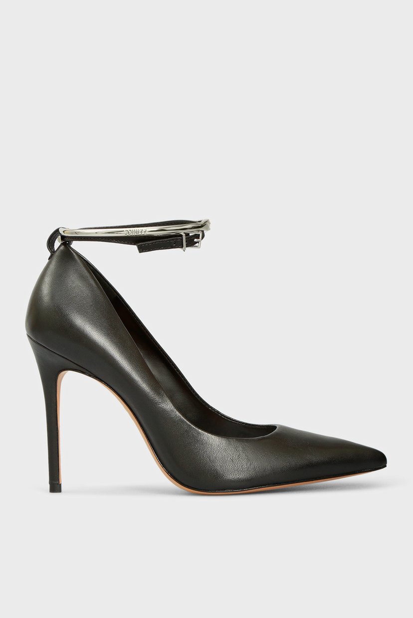 

Женские черные кожаные лодочки Schutz 38 S0209106850001U