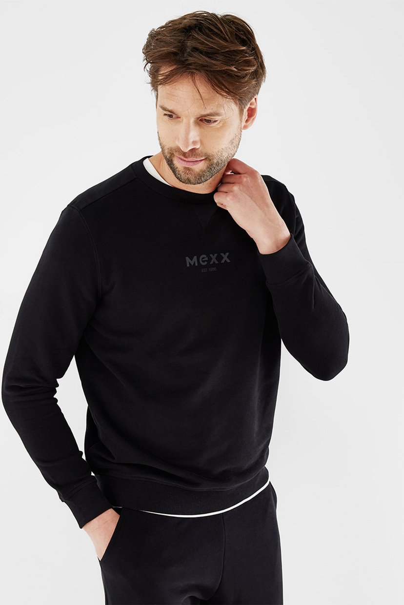 

Мужской черный свитшот Mexx XXL MO1854013M