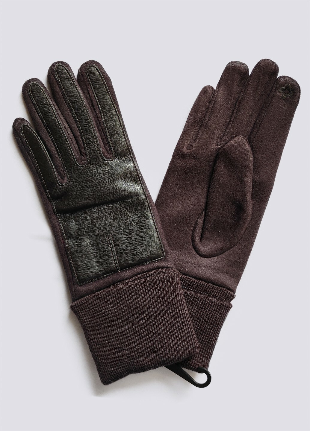 

Перчатки женские замшевые ES.design fw2204.6 размер ONE SIZE