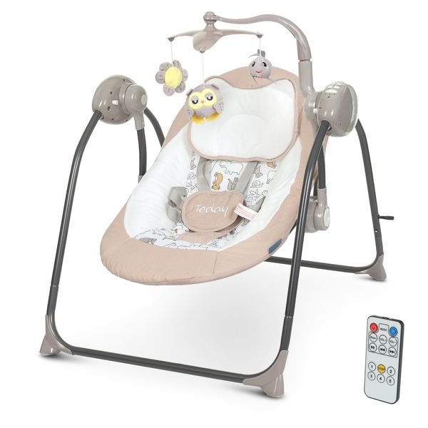 

Качели El Camino ME 1075 TEDDY Beige Linen Animals