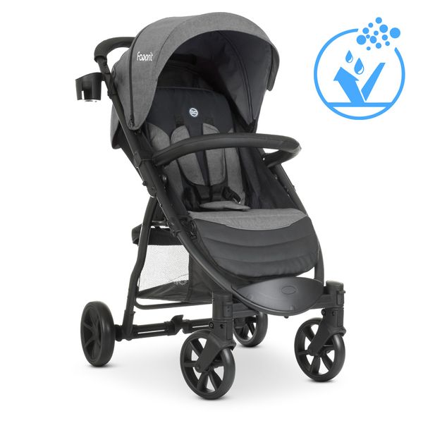 

Прогулочная коляска El Camino M 3409 FAVORIT v.2 Medium Gray