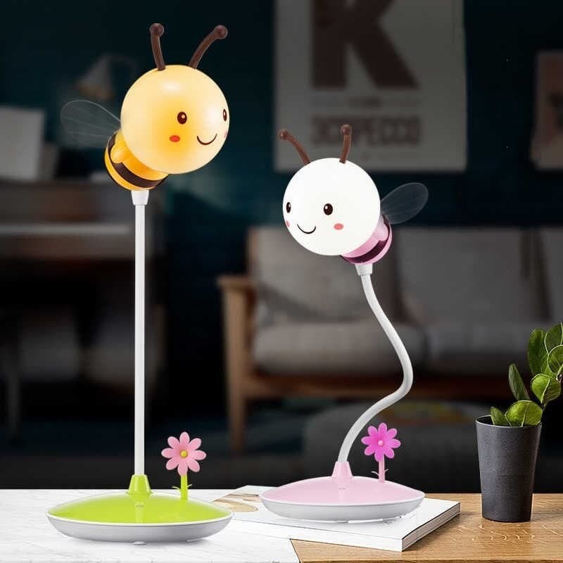

Настольный оригинальный светильник-ночник id&nd Bee Пчёлка розовый