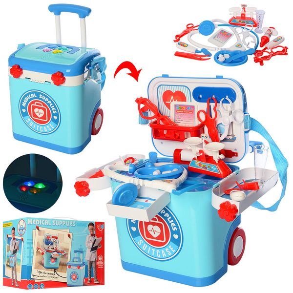

Игровой набор Доктор Стол-Чемодан L666-38