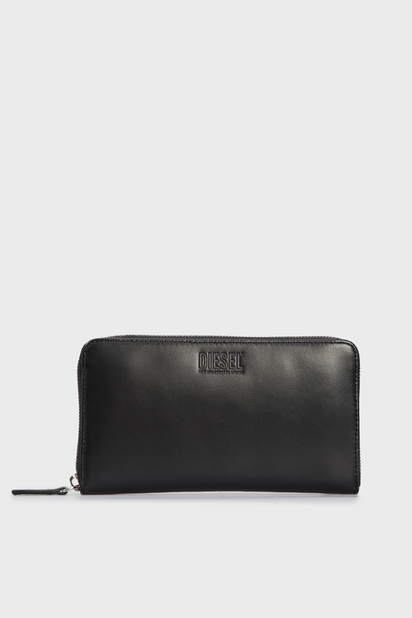 

Женский черный кожаный кошелек LEATHERGO / GRANATO LC Diesel OS X08162 P1658