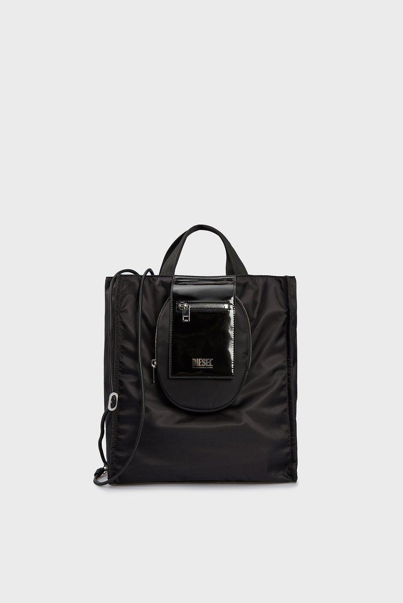 

Женская черная сумка PKS ELLY shopping bag Diesel UNI X08076 P4222
