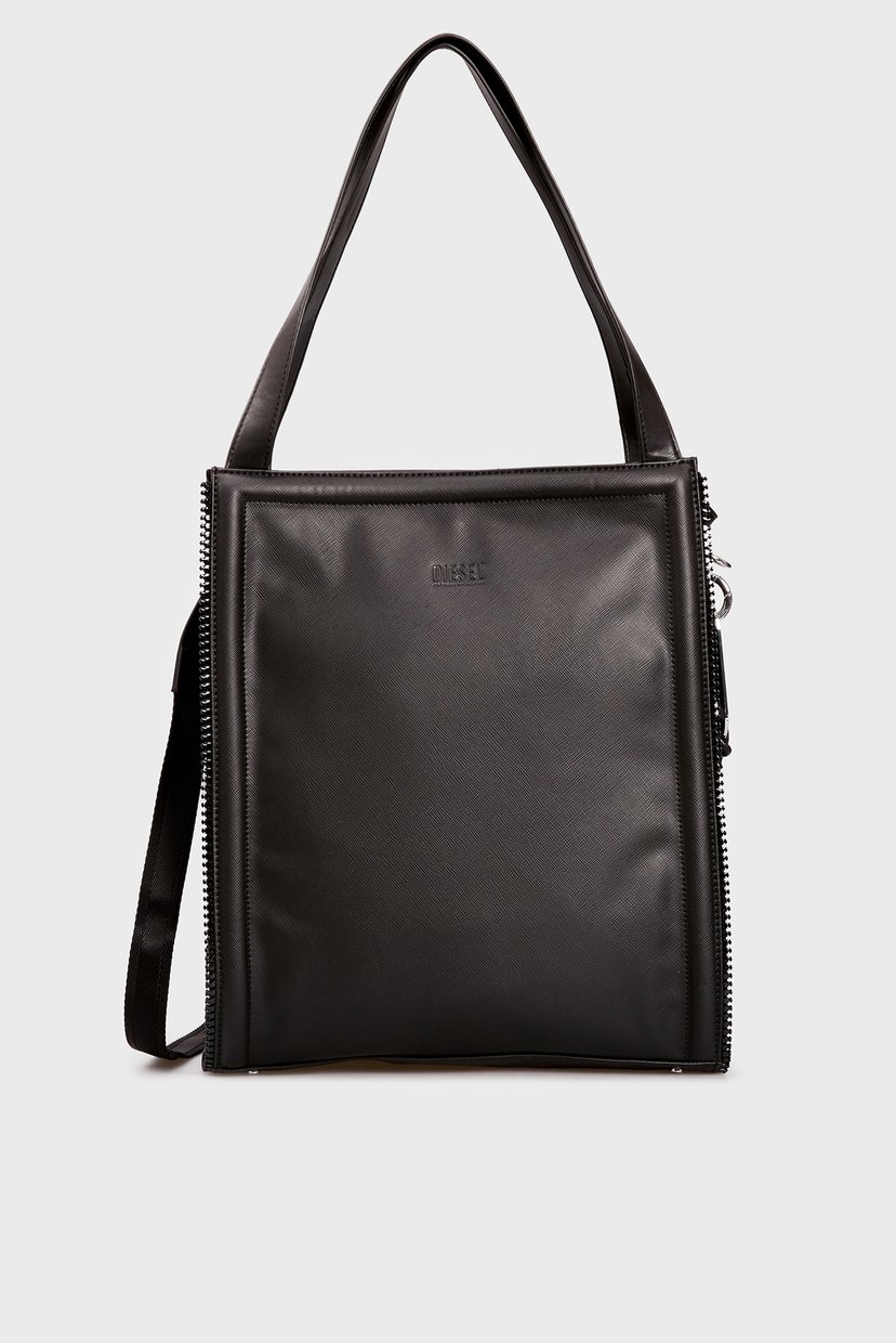 

Женская черная сумка KENDYZIP ORNY shopping bag Diesel UNI X08093 P0408