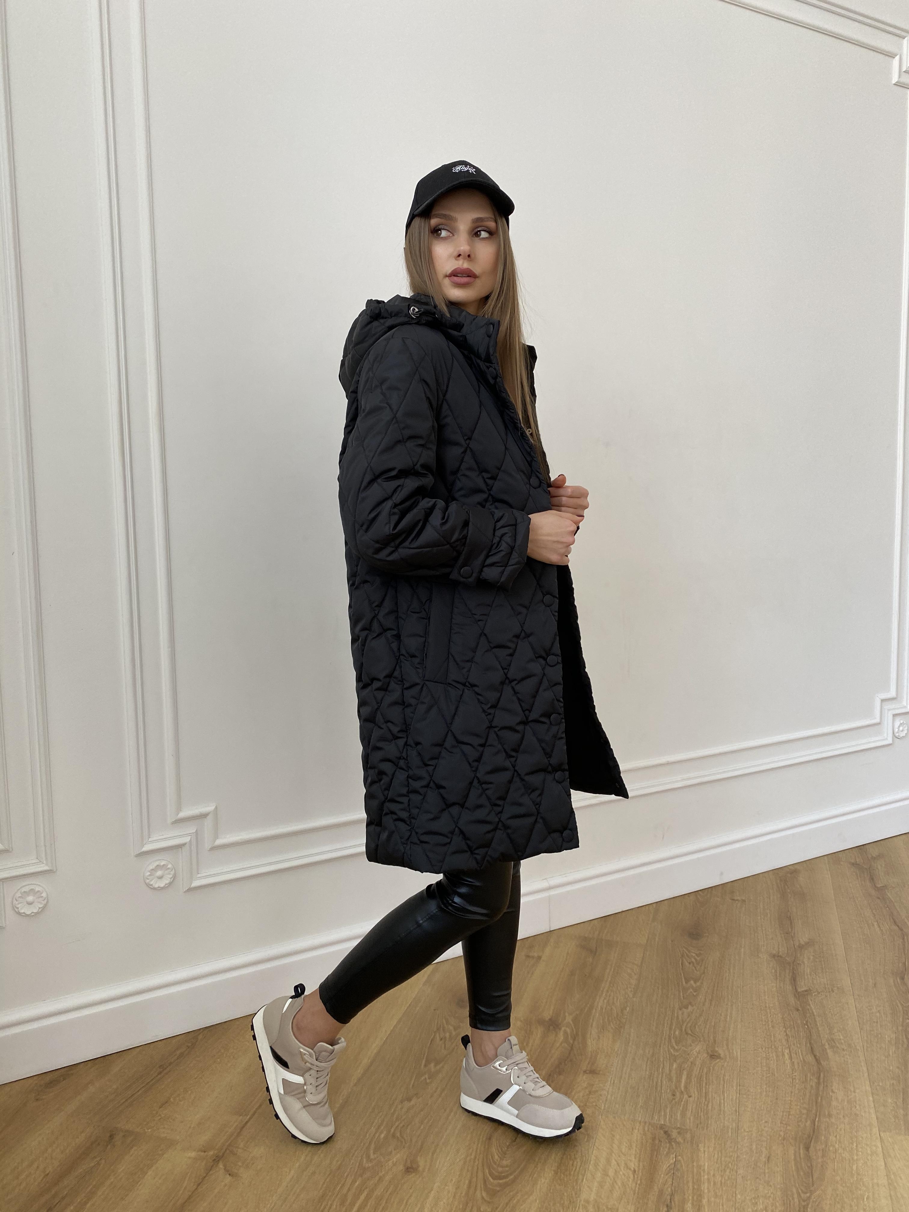 

Стеганая куртка Modasto "Виза" из плащевой ткани 11015 XL Черный