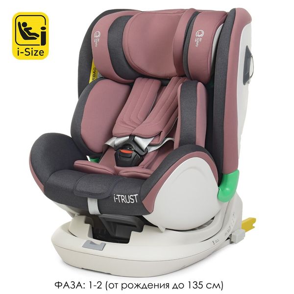 

Автокресло детское ISOFIX El Camino ME 1081 i-TRUST Pale Pink