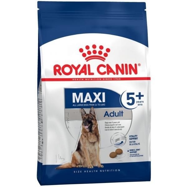 

Сухой корм Royal Canin Maxi Adult 5+ для пожилых собак крупных пород 15 кг